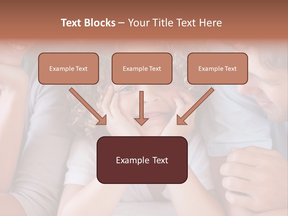 Playful Mixedrace Mother PowerPoint Template