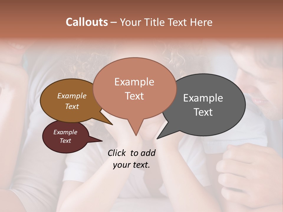 Playful Mixedrace Mother PowerPoint Template