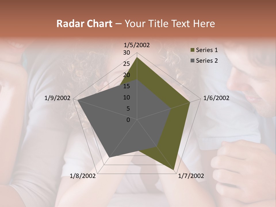 Playful Mixedrace Mother PowerPoint Template