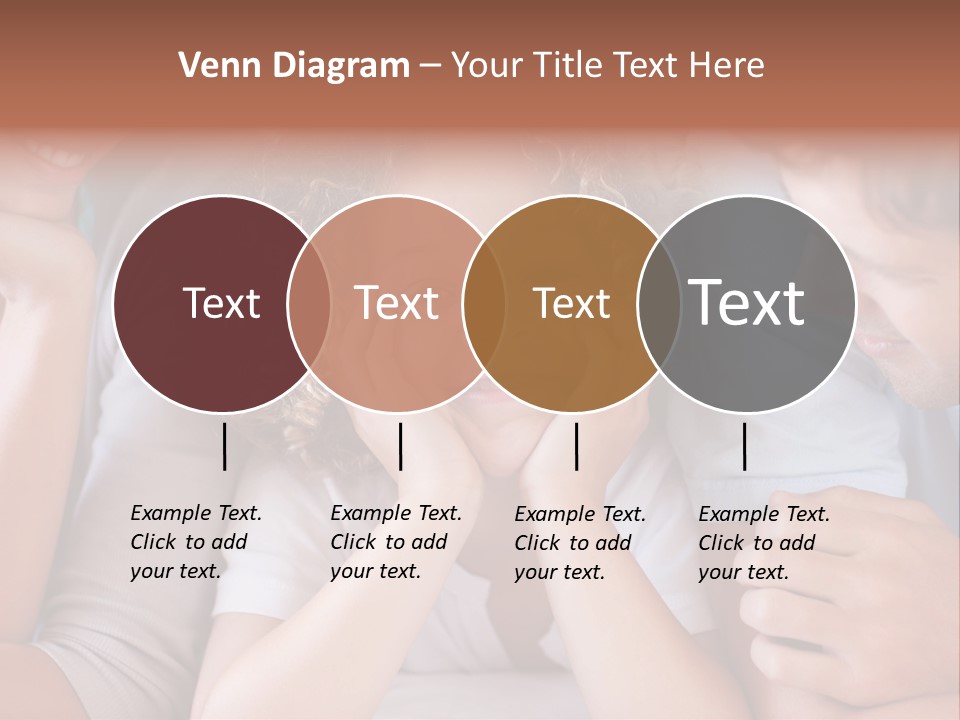 Playful Mixedrace Mother PowerPoint Template