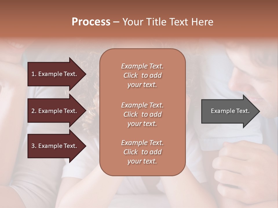 Playful Mixedrace Mother PowerPoint Template