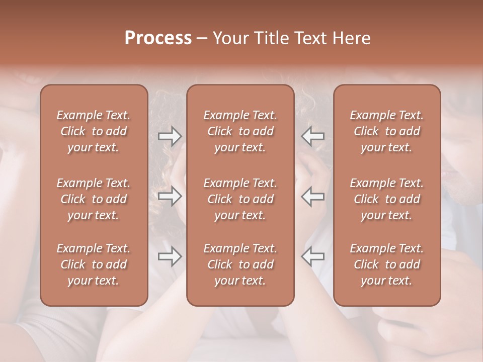 Playful Mixedrace Mother PowerPoint Template