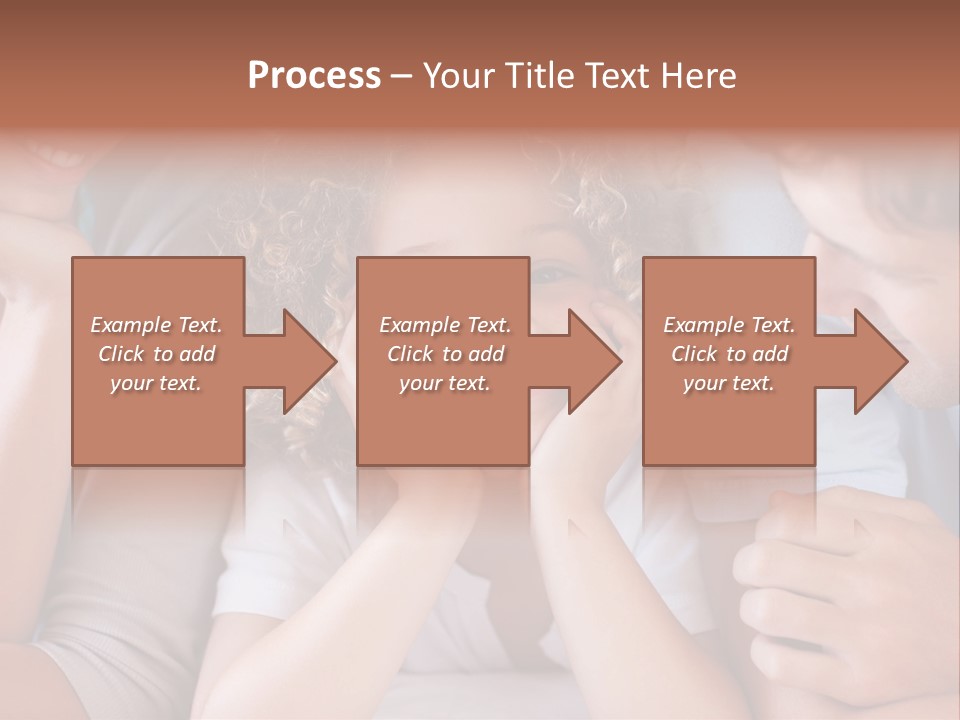Playful Mixedrace Mother PowerPoint Template