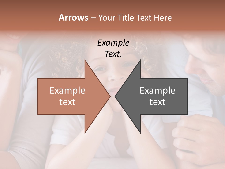 Playful Mixedrace Mother PowerPoint Template