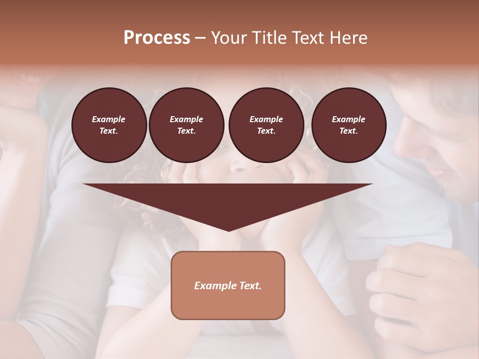 Playful Mixedrace Mother PowerPoint Template