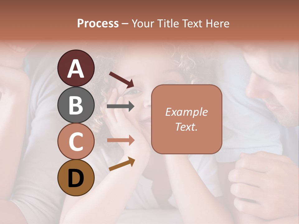 Playful Mixedrace Mother PowerPoint Template