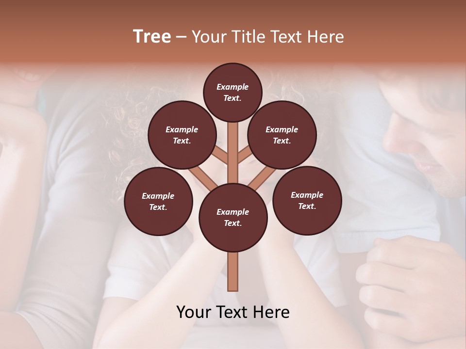 Playful Mixedrace Mother PowerPoint Template