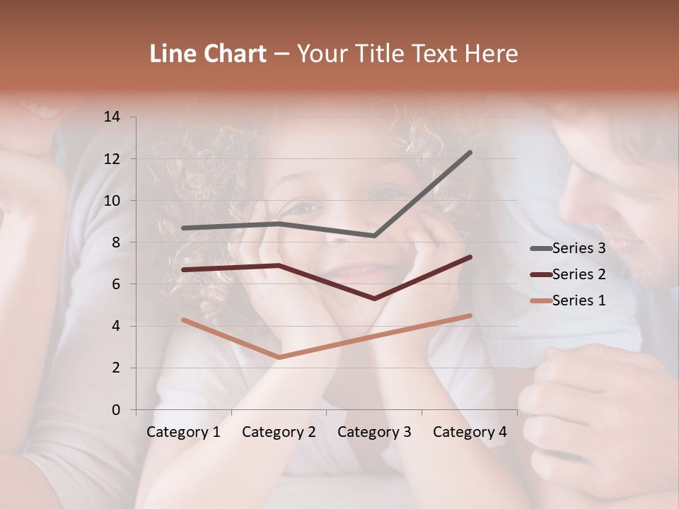 Playful Mixedrace Mother PowerPoint Template