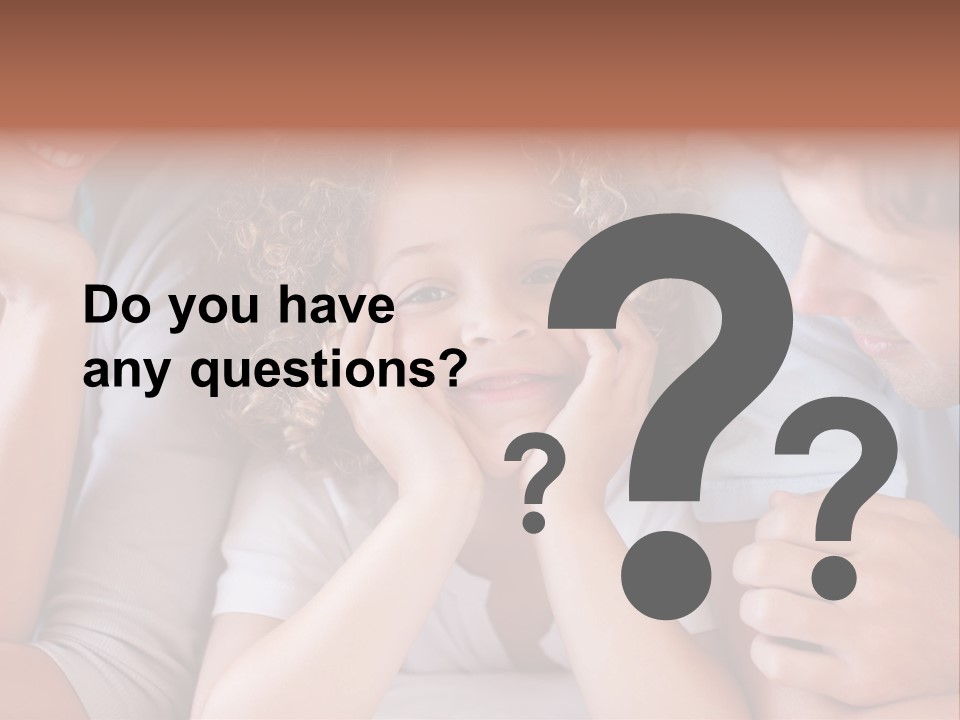 Playful Mixedrace Mother PowerPoint Template