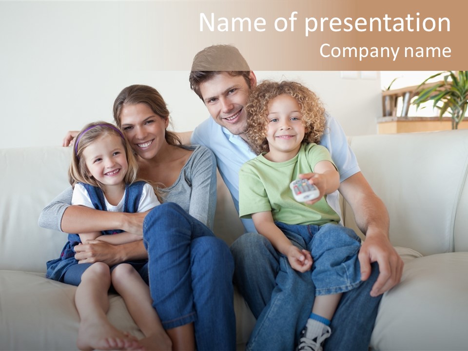 Soap Daughter Control PowerPoint Template