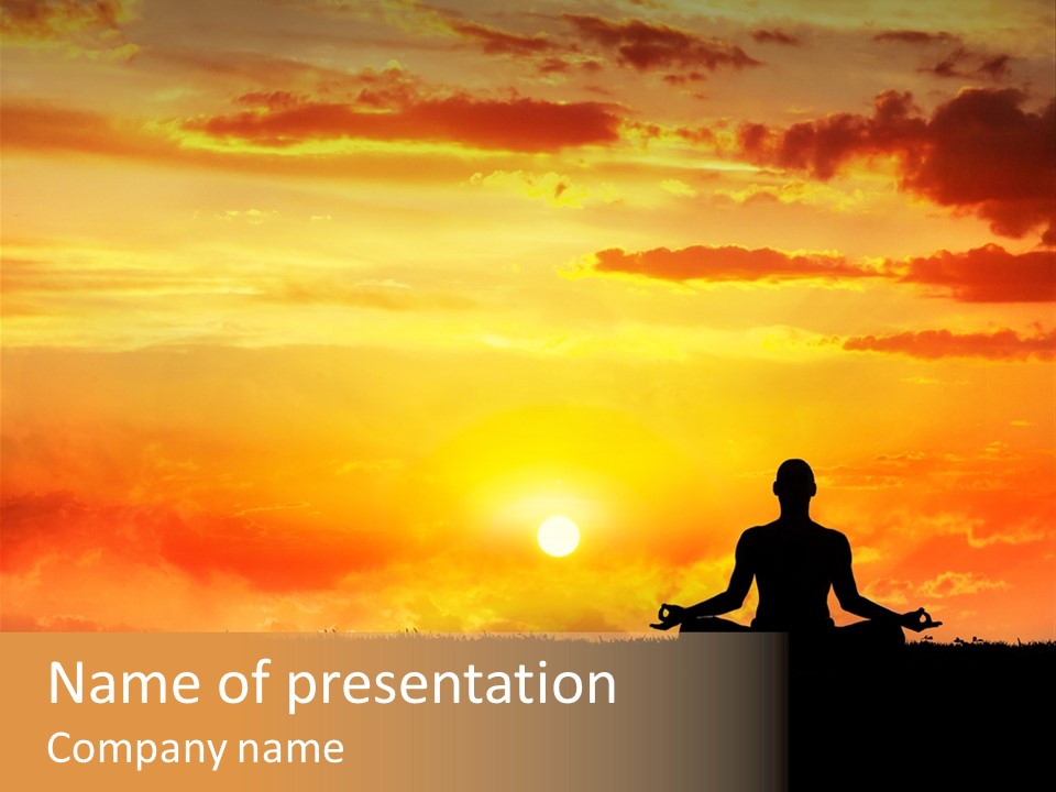 Sun Practice Relax PowerPoint Template