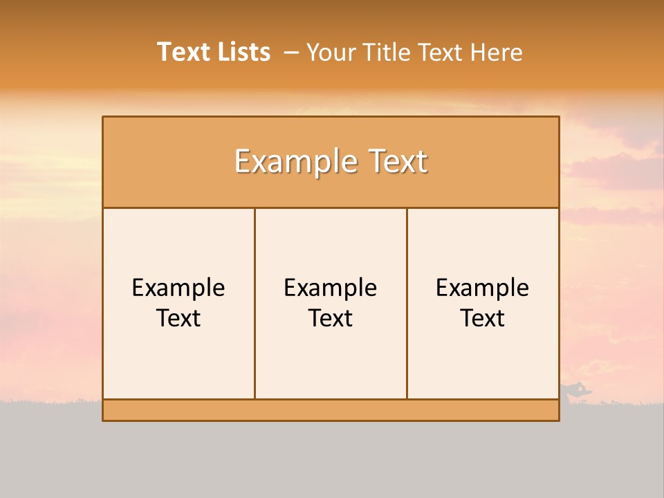 Sun Practice Relax PowerPoint Template