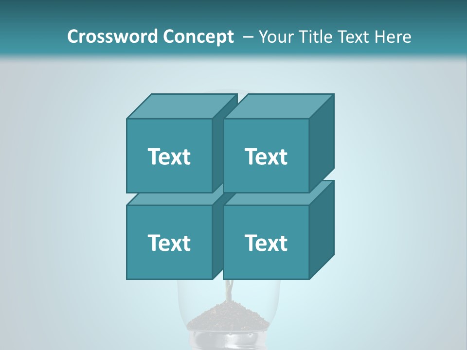 A Light Bulb With A Tree Inside Of It PowerPoint Template