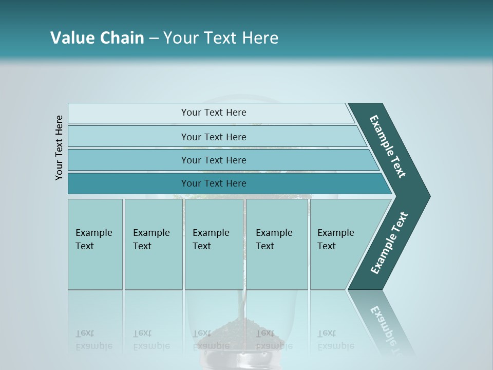 A Light Bulb With A Tree Inside Of It PowerPoint Template