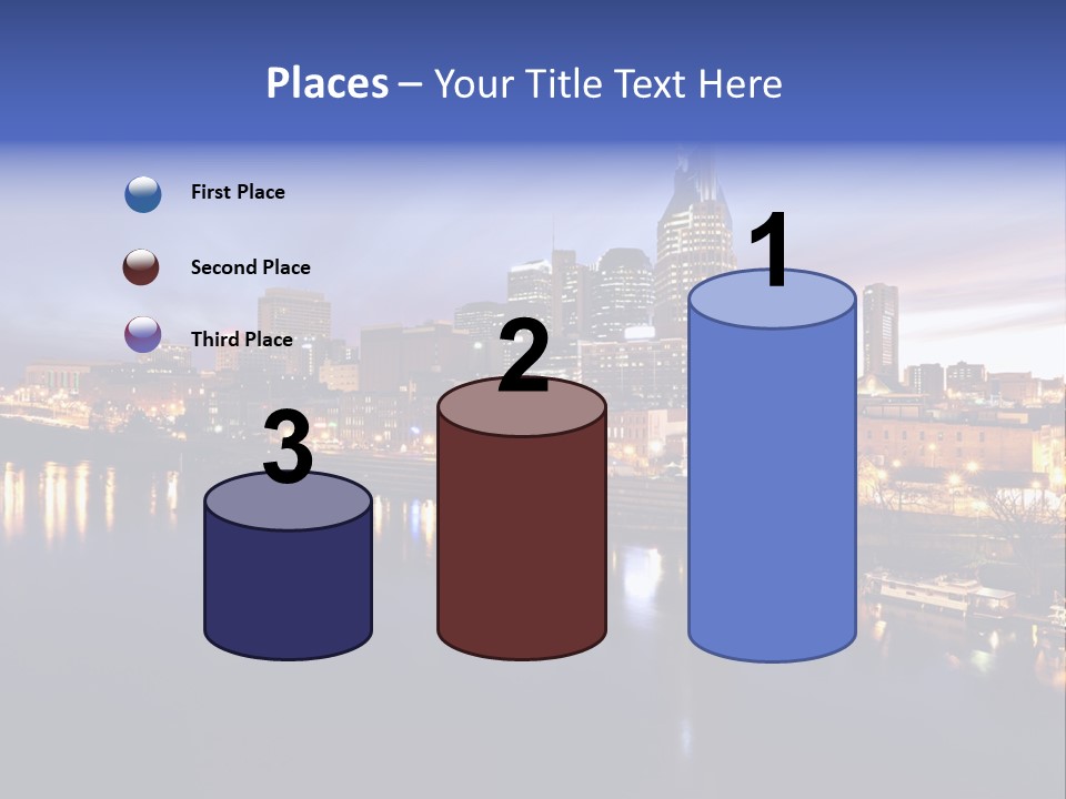 Cruise Destinations Scene PowerPoint Template