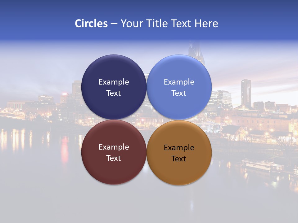 Cruise Destinations Scene PowerPoint Template