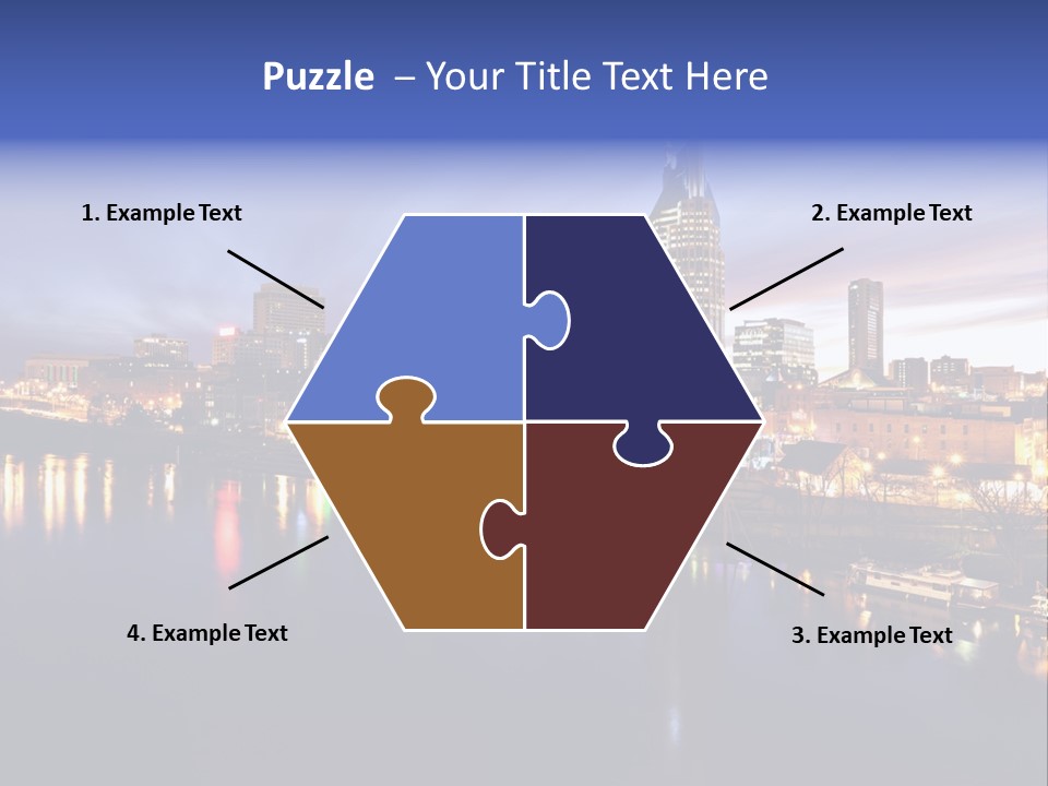 Cruise Destinations Scene PowerPoint Template