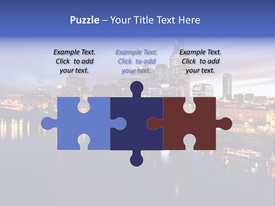 Cruise Destinations Scene PowerPoint Template