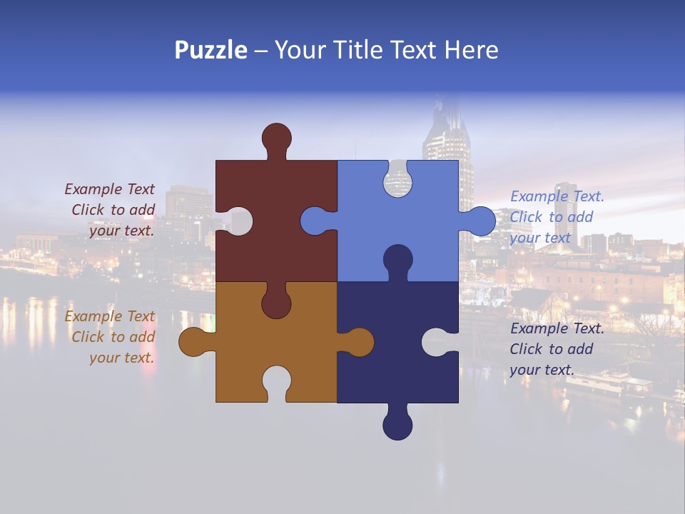 Cruise Destinations Scene PowerPoint Template