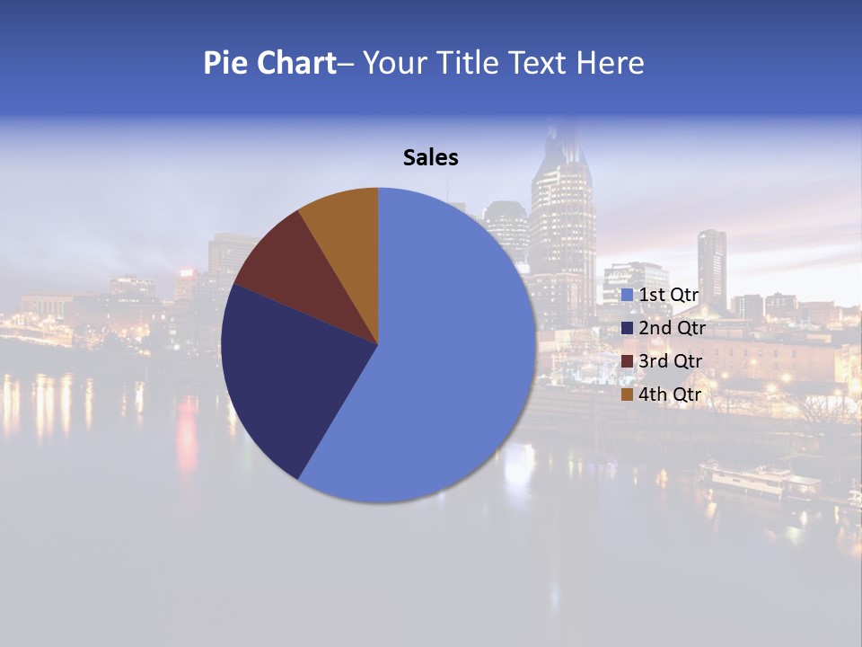 Cruise Destinations Scene PowerPoint Template