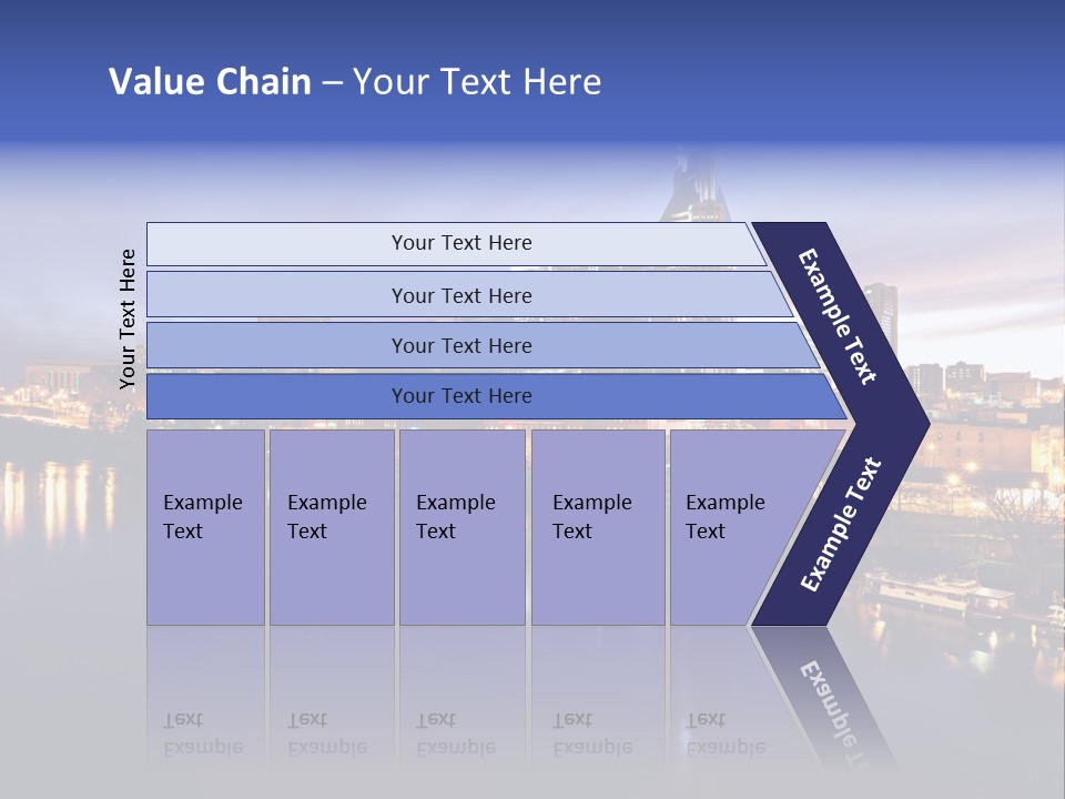 Cruise Destinations Scene PowerPoint Template