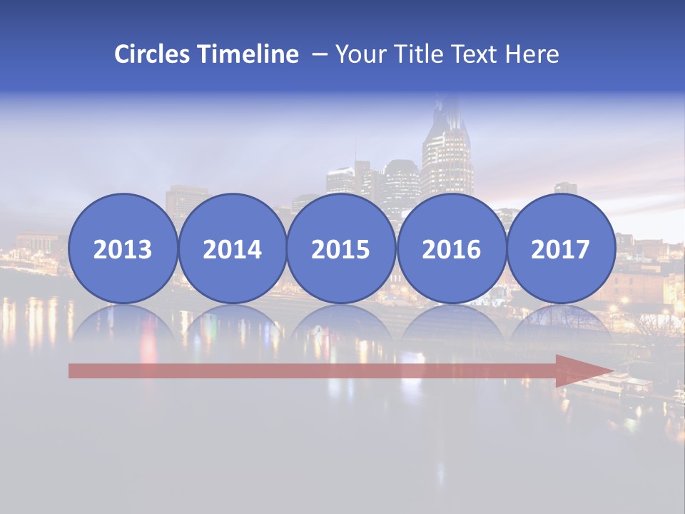 Cruise Destinations Scene PowerPoint Template