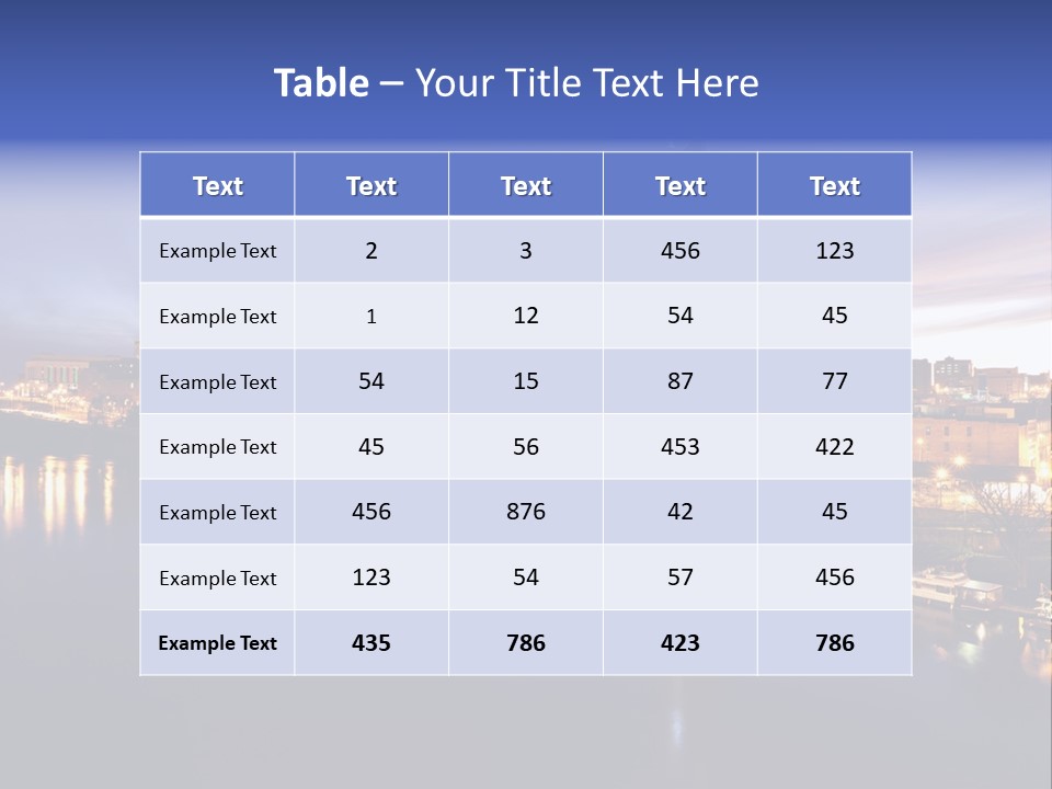 Cruise Destinations Scene PowerPoint Template