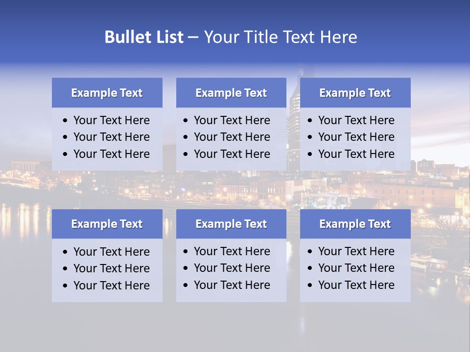 Cruise Destinations Scene PowerPoint Template