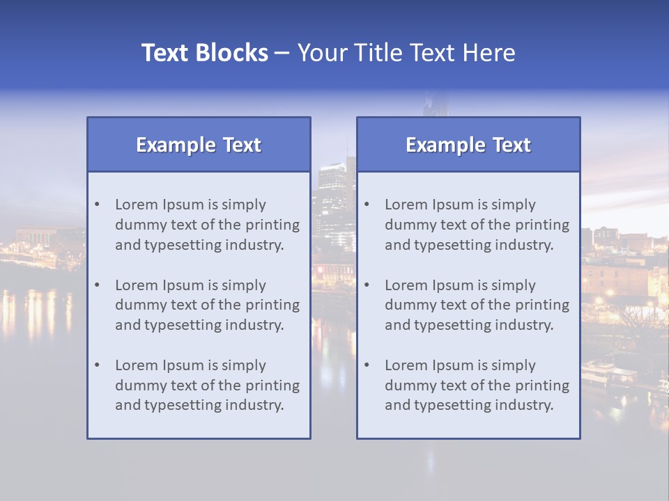 Cruise Destinations Scene PowerPoint Template