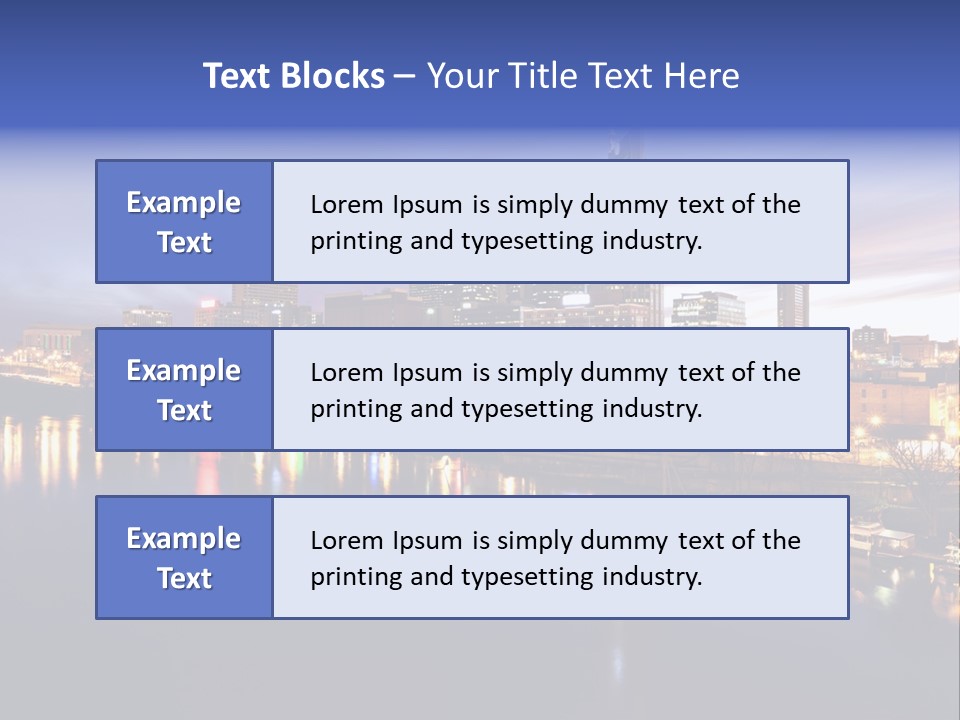 Cruise Destinations Scene PowerPoint Template