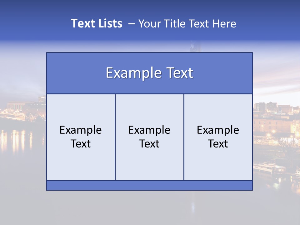 Cruise Destinations Scene PowerPoint Template