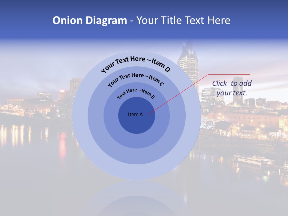 Cruise Destinations Scene PowerPoint Template