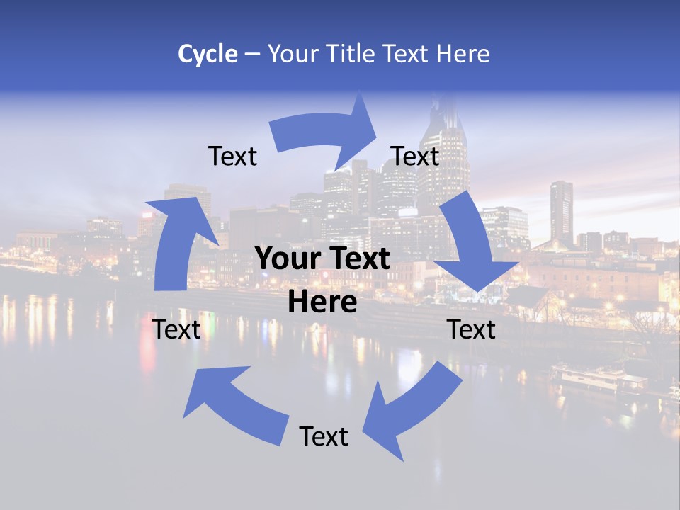Cruise Destinations Scene PowerPoint Template