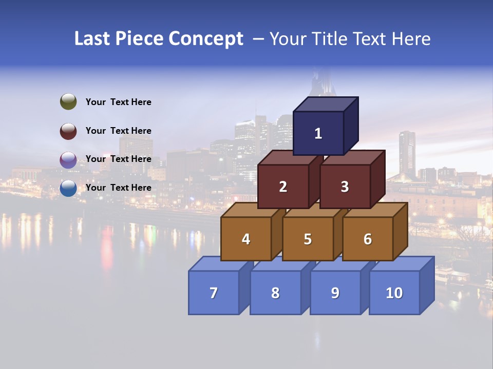 Cruise Destinations Scene PowerPoint Template