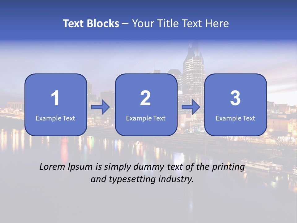 Cruise Destinations Scene PowerPoint Template