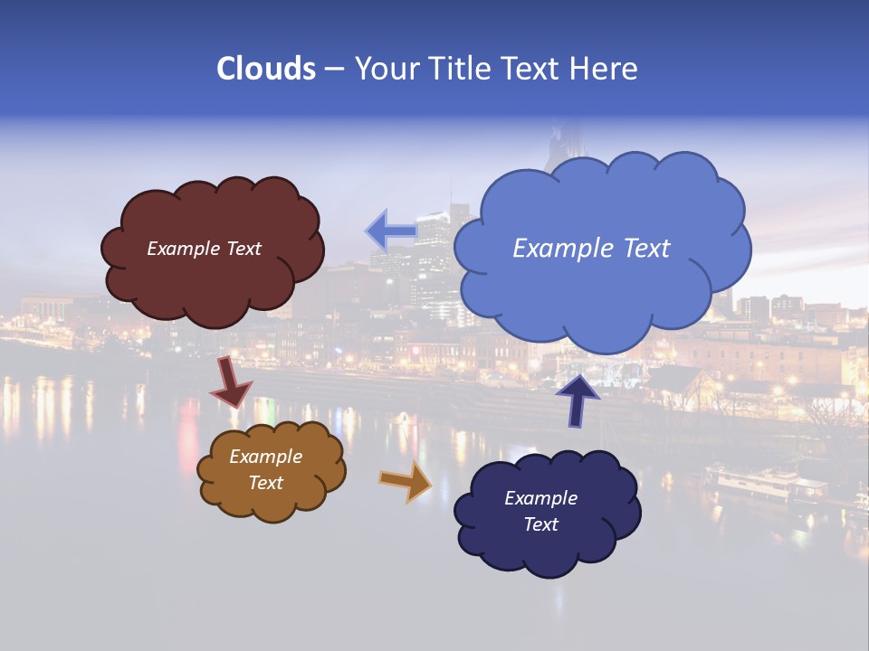 Cruise Destinations Scene PowerPoint Template