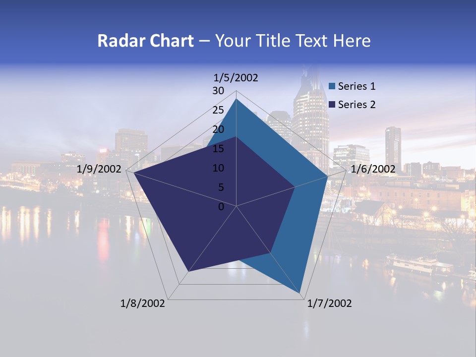 Cruise Destinations Scene PowerPoint Template