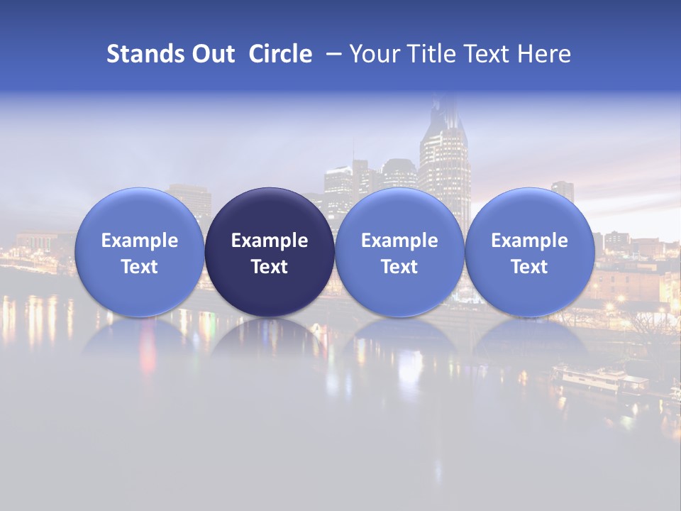 Cruise Destinations Scene PowerPoint Template