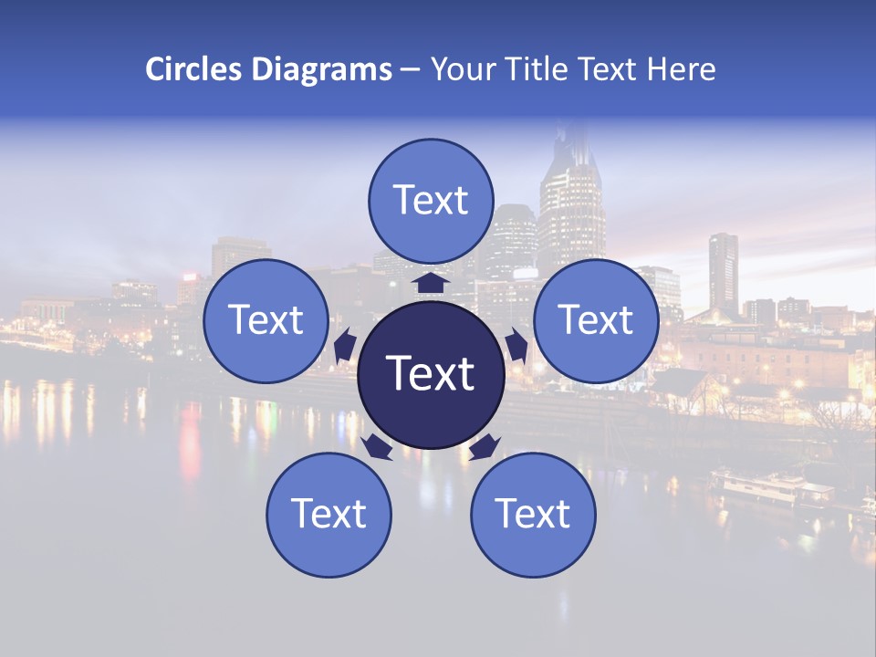 Cruise Destinations Scene PowerPoint Template