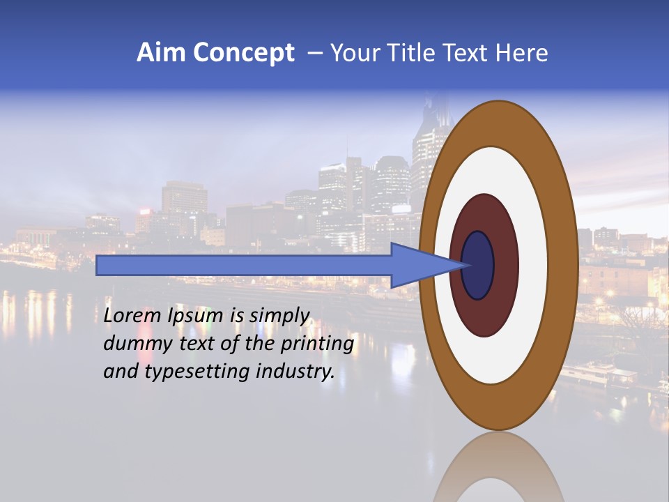 Cruise Destinations Scene PowerPoint Template