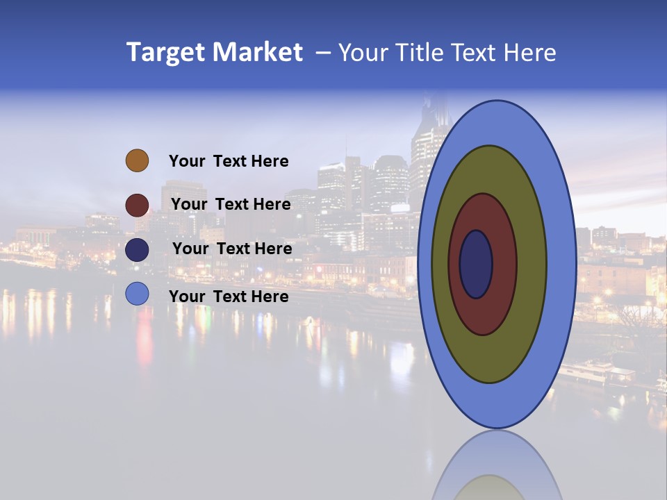 Cruise Destinations Scene PowerPoint Template