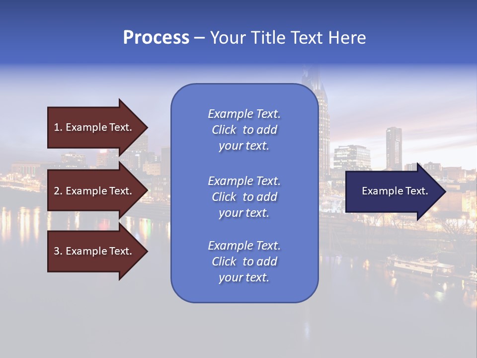 Cruise Destinations Scene PowerPoint Template