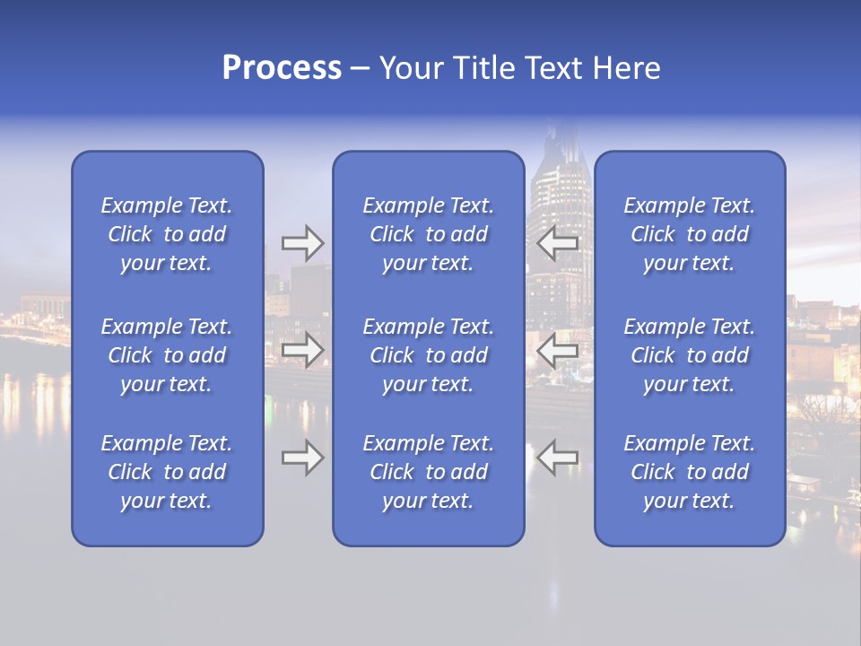 Cruise Destinations Scene PowerPoint Template