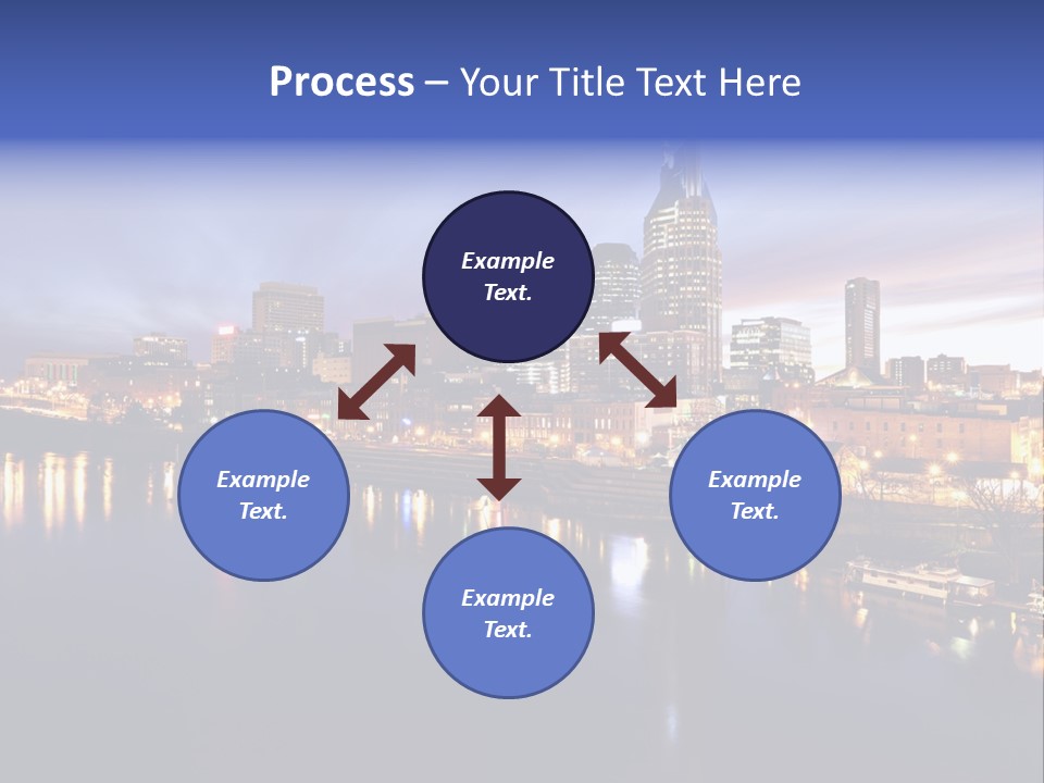 Cruise Destinations Scene PowerPoint Template