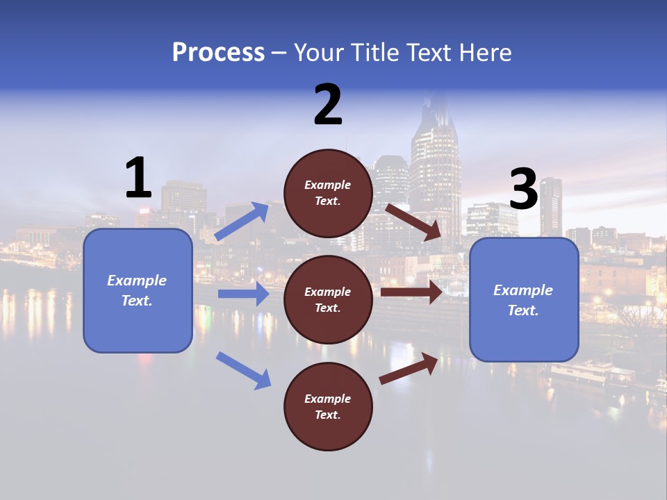 Cruise Destinations Scene PowerPoint Template