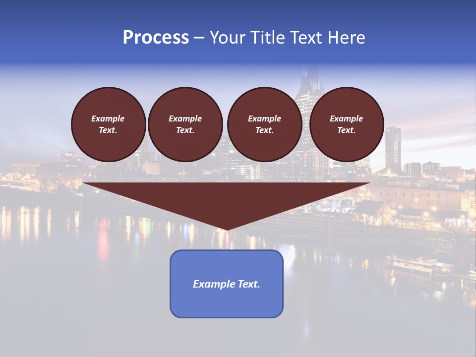 Cruise Destinations Scene PowerPoint Template