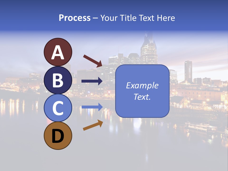 Cruise Destinations Scene PowerPoint Template