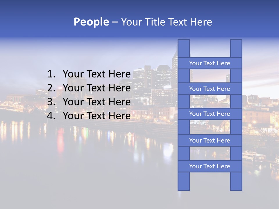 Cruise Destinations Scene PowerPoint Template