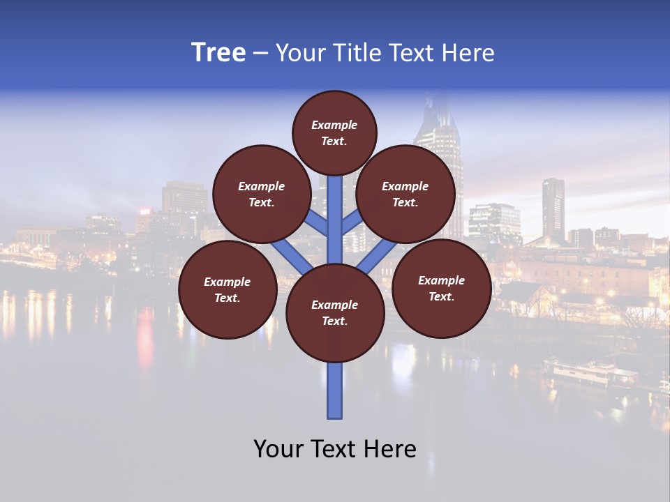 Cruise Destinations Scene PowerPoint Template