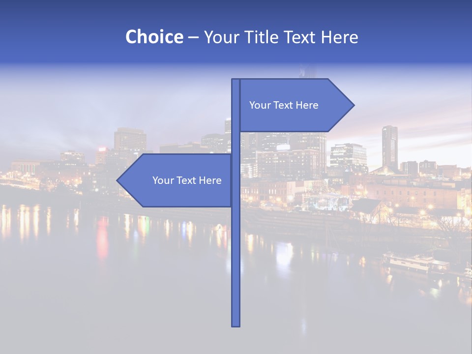 Cruise Destinations Scene PowerPoint Template